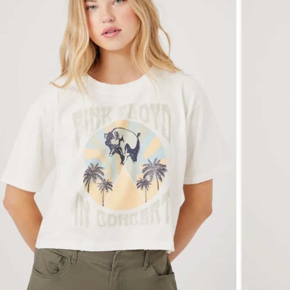 VS Pink Floyd cropped tee